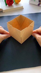 A cube box that you can learn in one go #Origami #handmadecreative #fblifestyle #monopolygoca #lovemessage #loveletter #stickers #heartfelt #heartfeltmessage #giftinggroup #monopolycards #romanticmessage #stickercollecting | Art, Crafts and Journals