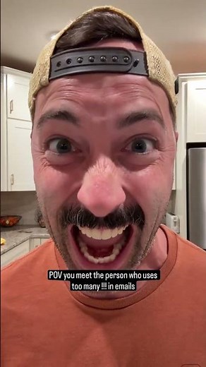 You know it’s true Always gotta do the exclamation mark check in texts and emails