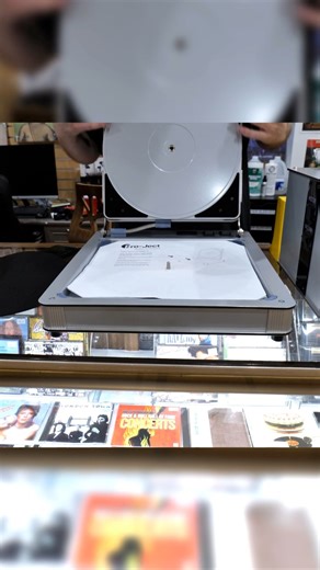 Super excited for this new record flattener! Got any warped records? We can flatten your warped records. Bring in your vinyl & we’ll try to make it sound better again. https://audiolab.com/products/pro-ject-flatten-it-vinyl-lp-flattener #recordstore #shoplocal #vinylrecords | Audiolab Stereo & Video Center