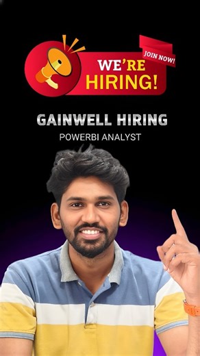 Besant Technologies Velachery on Instagram: "Gainwell is hiring Power BI Analysts — the perfect role for those passionate about data and analytics! If you’re skilled in Power BI (DAX, Power Query, Data Modeling) and have hands-on experience with Python (Pandas, Numpy, Matplotlib), this is your chance to shine! 🌟 📍 Location: Bangalore, Chennai 💼 Role: Power BI Analyst 💡 Skills Required: Power BI, Python, Data Visualization, Data Modeling, DAX Join a dynamic team where innovation meets opportu