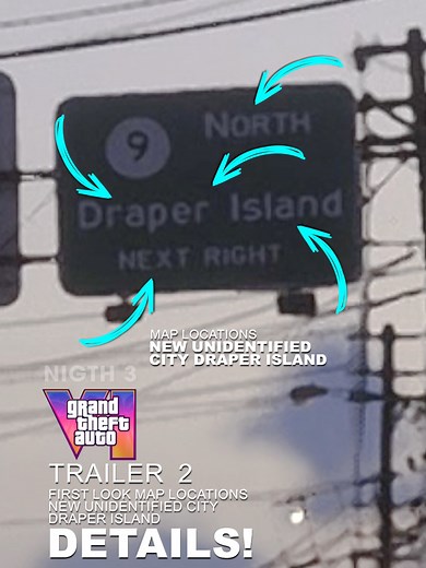GTA 6 Trailer Details and Map Locations
