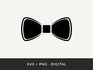 Bow Tie SVG: Formal Accessory Clipart, Tuxedo Silhouette Cut File for Cricut - Etsy