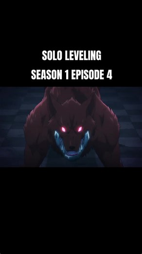 Solo Leveling Season 1 Episode 4 #fypシ゚viral #englishdubbedanime #sololeveling