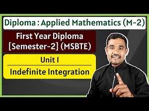 Indefinite Integration - 03 | Examples on basic formulas | Applied Mathematics | MSBTE