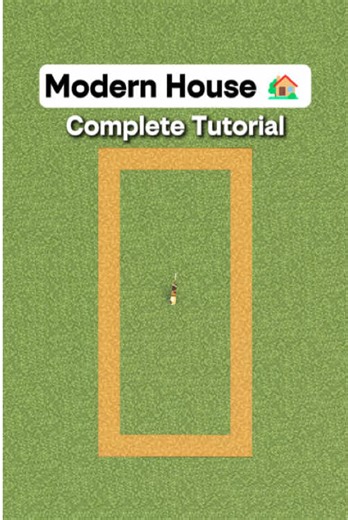 Minecraft Starter Modern House Tutorial | Complete Guide