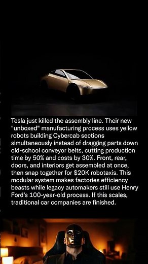The Future of Car Building Looks Nothing Like This #manufacturing #tesla #cybertruck
