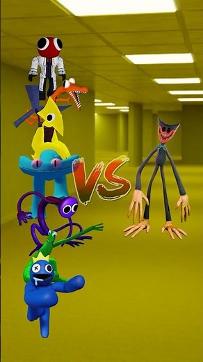 Rainbow Friends VS Nightmare Huggy Wuggy #shorts #rainbowfriends #huggywuggy