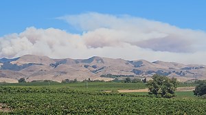 Gifford Fire's ominous smoke plume visible in SLO