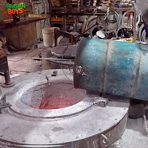 633K views · 4.8K reactions | Aluminum foundry with extreme heat and hard work | Ultra Process | Facebook
