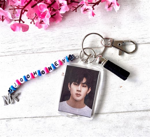 MONSTA X JOOHONEY Photo Keychain Concert Wear K-pop Present Gift Purse Charm - Etsy