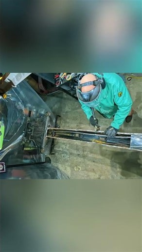Safety First! Mechanic Cuts & Replaces Car Frame Section