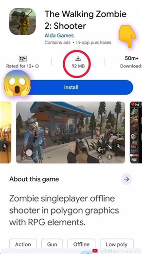 🧟The Walking Zombie 2: Shooter - Best Offline Survival Game 2026 🔥 50M+ Downloads Game 📵🧟#games