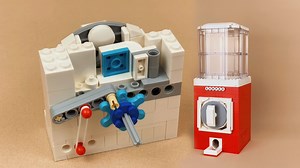Functional LEGO Gumball Machine Assembly