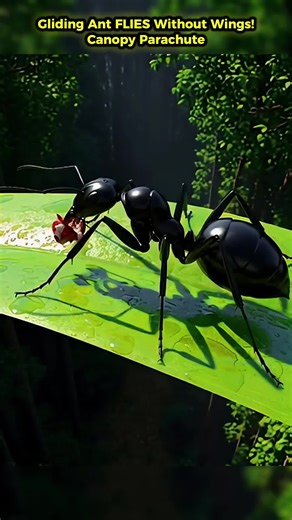 Gliding Ant FLIES Without Wings! 🐜 Canopy Parachute