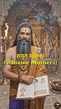 7 Divine Mothers - देवी के 7 दिव्य रूप | Sapt Matrikas | The Bharat Facts #shorts