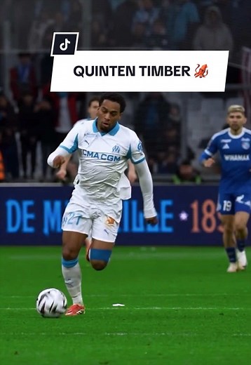 Quinten Timber master of midfield – Marseille highlights
