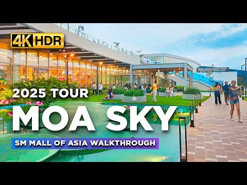 See the BIGGEST Outdoor Hangout Spot on Top of a Mall! | MOA SKY at SM Mall of Asia Philippines