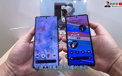 Google Pixel 6 - Pixel 6 Pro實機快速動手玩：外型比較、相機新功能體驗。該選擇哪一款？
