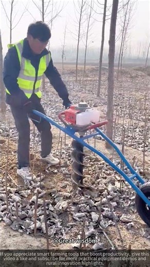 Farm Digging Machine in Action! 🚜⚙️