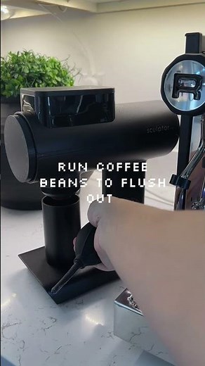 Light #coffeegrinder cleaning