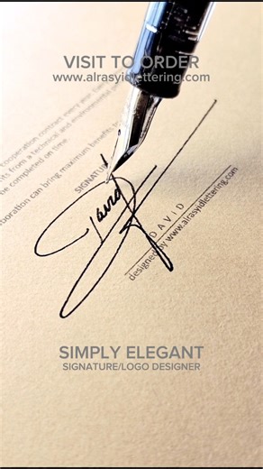 Inspiring Elegant Signature Logo Design Ideas