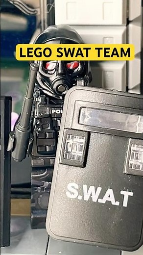 Cursed LEGO SWAT TEAM Riot Control Minifigures! #lego #swat