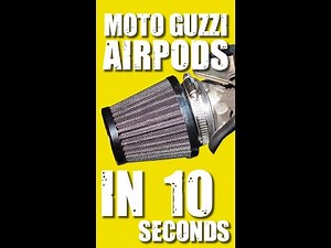 Guide to replacing the air filter of the Moto Guzzi Norge