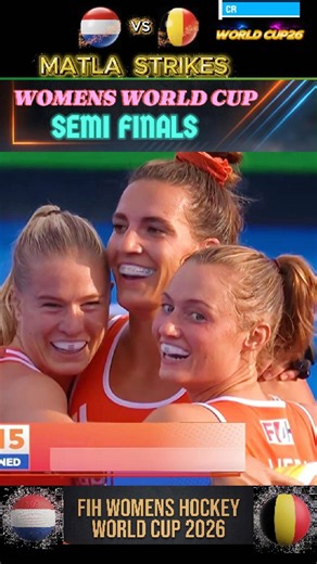 MATLA STRIKES 🗡️ NED vs BEL | FIH World Cup 2026 #sports #fieldhockey #hockey