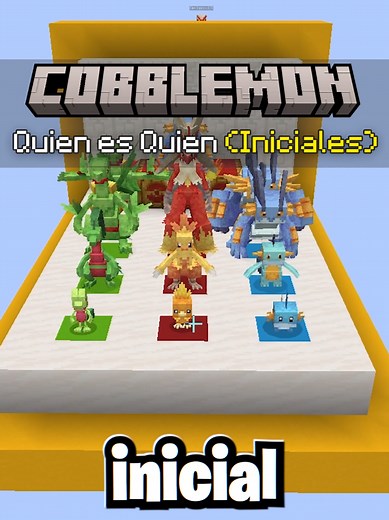 Quien es Quien Pokémon en Minecraft (Versión Iniciales de Hoenn) #cobblemon #pixelmon #Minecraft #Pokemon