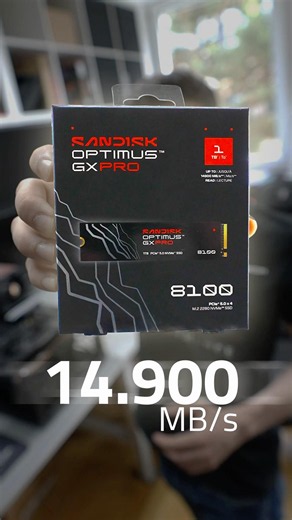 Entdecke die @S@SandiskCorpptimus GX PRO 8100 SSD! 🔥