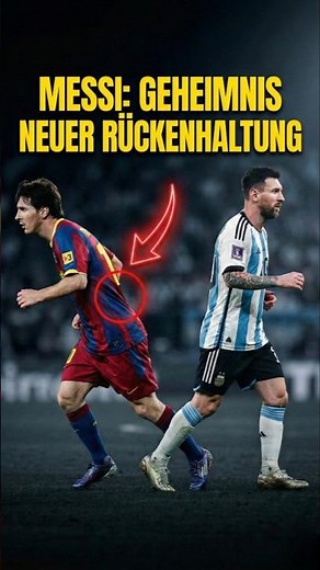 The real reason Messi stopped arching his back! 🤯