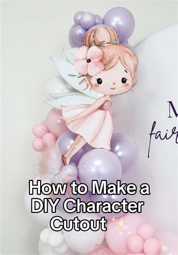 Easy DIY Character Cutout for Party Decorations