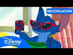 LILO Y STITCH: ¡Las mejores trastadas de Stitch! 😆 | RECOPILACIÓN | ‪@disneychannelES‬