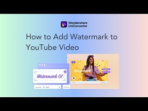 How to Add Watermark to YouTube Video | Watermark Editor
