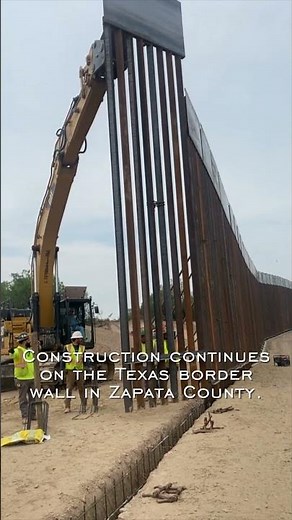 Construction continues on the Texas border wall in Zapata County. Texas won’t back down.