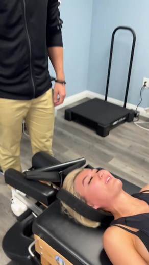 13M views · 10K reactions | She got adjusted second time around @agnezmo  #chiropractor #asmr #satisfying #indonesia #adjustment #newportbeach | Dr Tyler Bigenho | Facebook