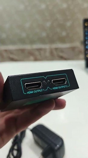 HDMI Splitter 1x2 Duplicate your Screen on Two Devices TVs or Monitors Instantly #shorts #ivoomi