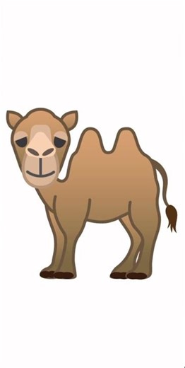Animals emoji camel, Apple, Google, Samsung, Microsoft, 🐪🐫
