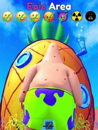 SpongeBob World vs Tsunami in Roblox 🌊😱 #roblox #rblx #robloxshorts #robloxchallenge #brainrot