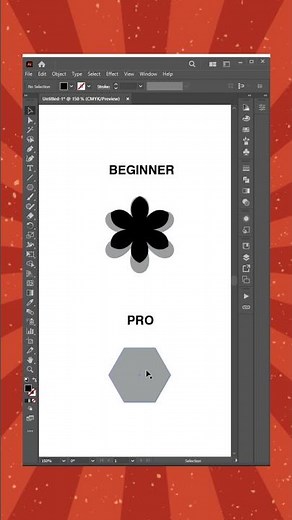 How to make flower icon in adobe illustrator II Illustrator tips for beginner #designwithrahim