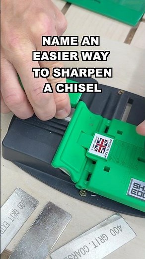 Be Honest.. Can You Think of a Better Way to Sharpen a Chisel? #tools #woodworking