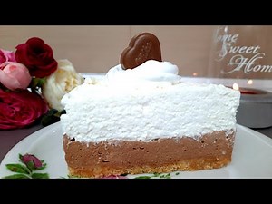Cel mai bun tort fara coacere cu ciocolata si frisca / Tort fara coacere in 10 minute