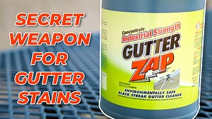 Clients want spotless gutters, right? Here's how we make it happen with Xterior Gutter Zap – it's our little secret to getting the job done quick! You can grab Gutter Zap here! https://windowcleaner.com/products/xterior-gutter-zap-gutter-stain-remover Need a soft brush? we recommend this one from Mr. LongArm! https://windowcleaner.com/products/mr-longarm-bi-level-flow-thru-brush | Window Cleaning Resource