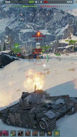 CS-59 - Польский средний танк 9 уровня в игре мир танков [ WoT ] #shorts