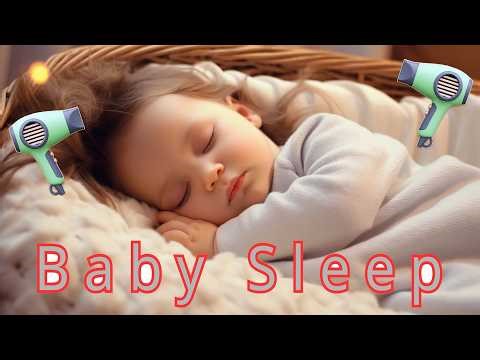 Baby Sleep Sounds 🌙 Hair Dryer White Noise Relax & Sleep Fast