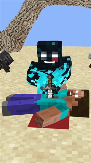 Herobrine Died 😰 #challenge #shorts #trending #anime
