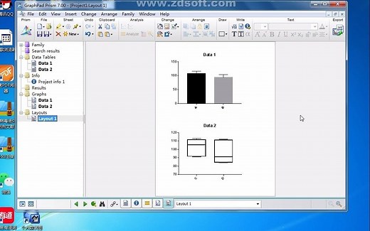 如何利用graphpad prism 7对做好的数据进行页面布局和排版