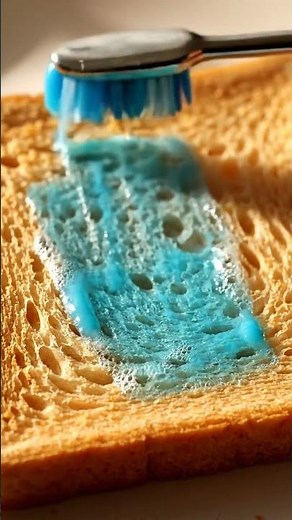 Toothbrush & Toothpaste on Toast 🪥 | Surreal ASMR Art & Oddly Satisfying Sounds