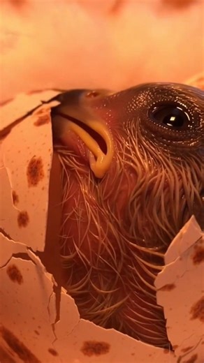 Baby Falcons Hatch from Eggs 🥚🦅 | Emotional Wildlife Moment #wildlife #usa #nature