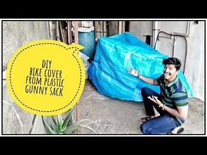 DIY BIKE COVER | FROM WASTE GUNNY BAGS | BEST OUT OF WASTE | ATRANGI KIDA